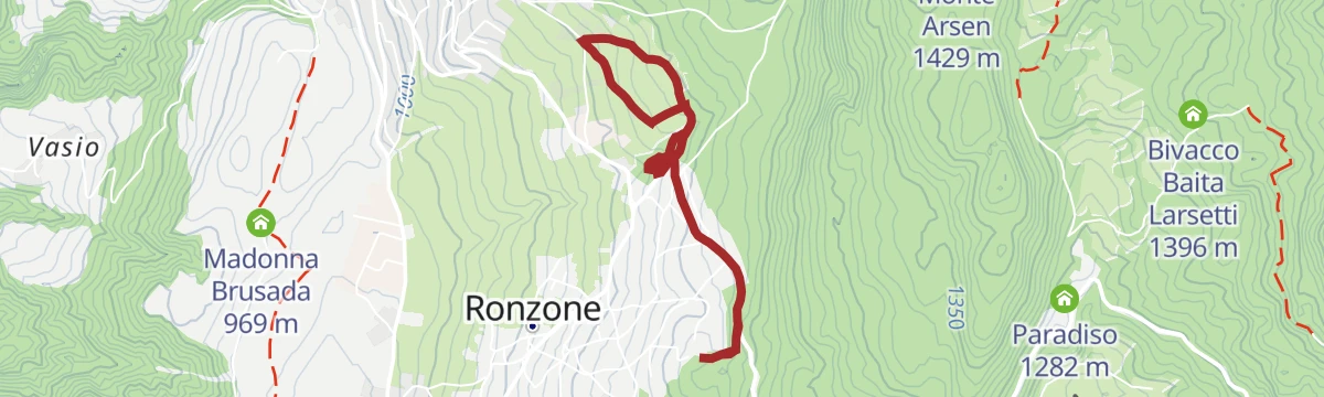 Route map: Kaiser Promenade walk